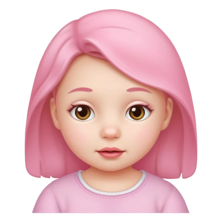 New baby girl sticker