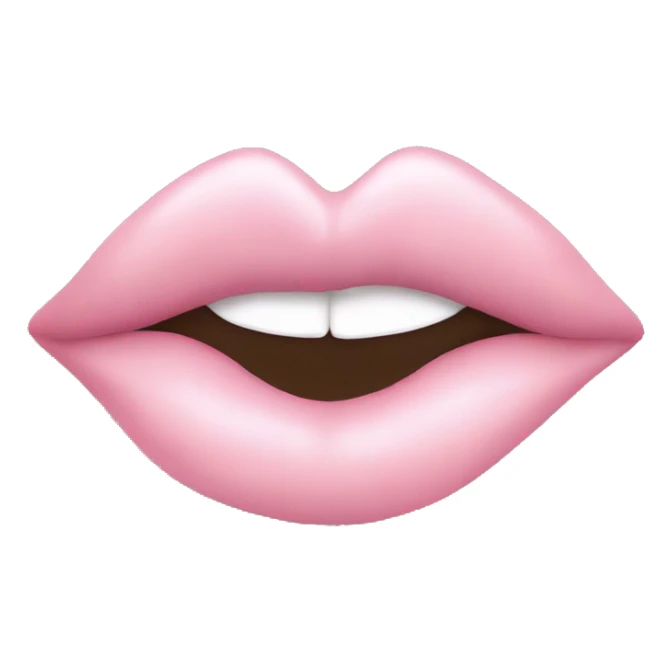 Light pink lips kiss sticker
