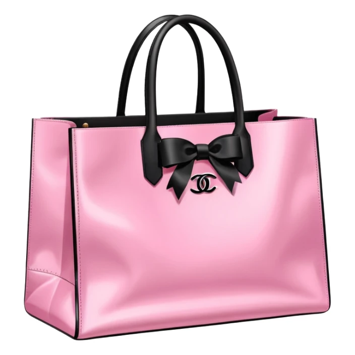 victoria secret shopping bag, chanel shopping bag sticker