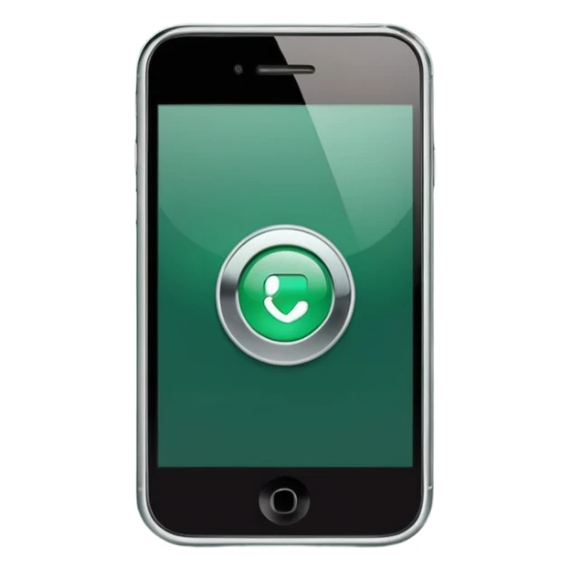 dark green geotag pointing to map on dark green iphone display sticker