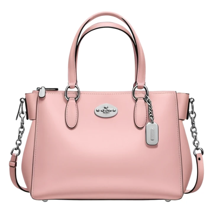 coach bag color pink sticker