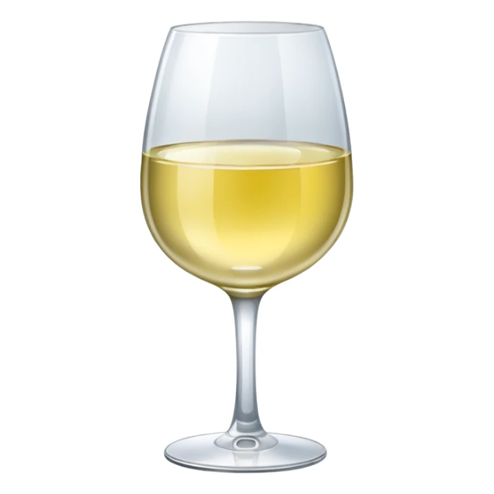 glass of white wine  sticker