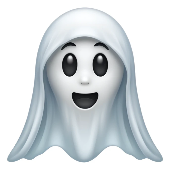 I need a spirit emoji like a ghost but very whispy and airy looking  sticker