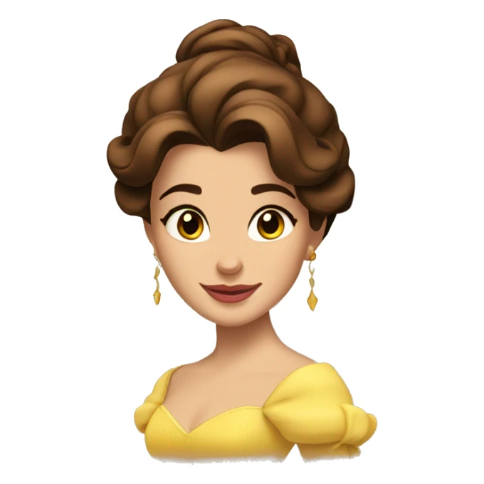 Belle beauty and the beast sticker