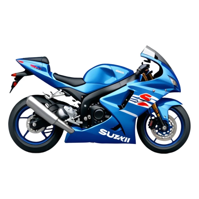 Deep pearl blue #2 Suzuki GSXR 750 sticker
