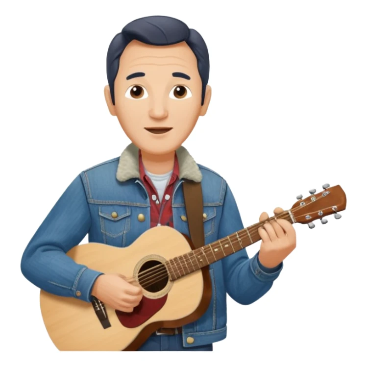 An Alaskan young man named Adrian Rogers in Kasilof Alaska.  Singing and playing classic country songs sticker