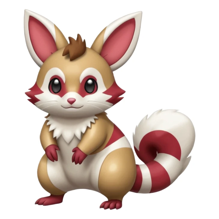 Shiny Furret-Minccino-Zangoose-Hybrid (Full body) sticker