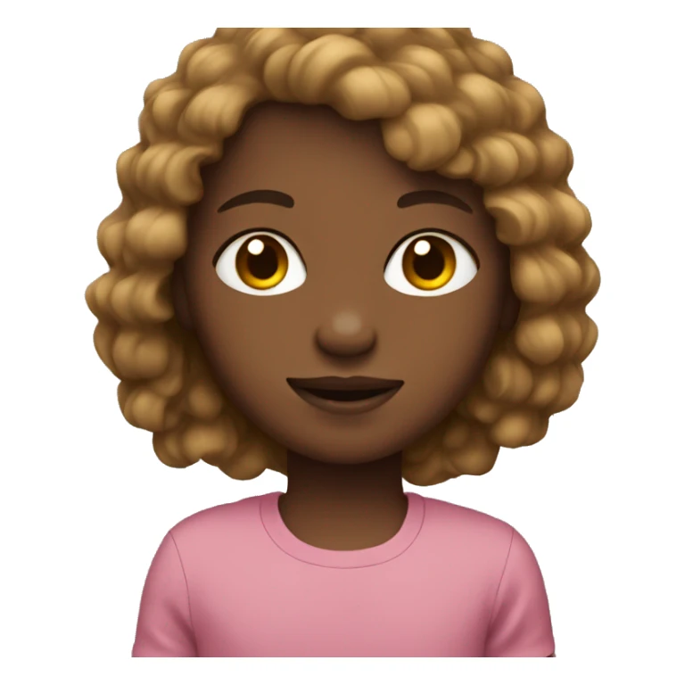 kid with textured crop with brown hair light skin sticker