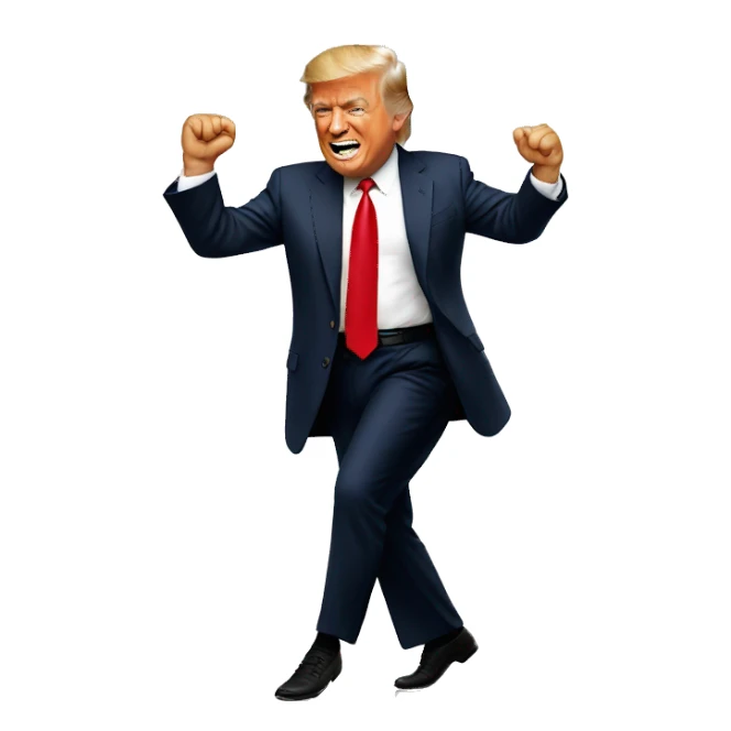 Trump dancing sticker