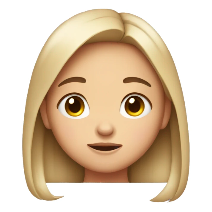 girl crying her eyes out but pretty and cute sticker