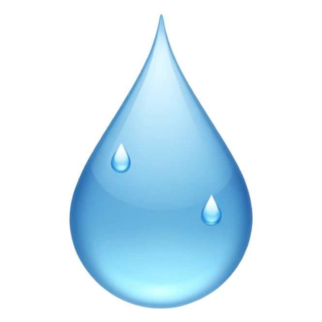A drop of water  sticker