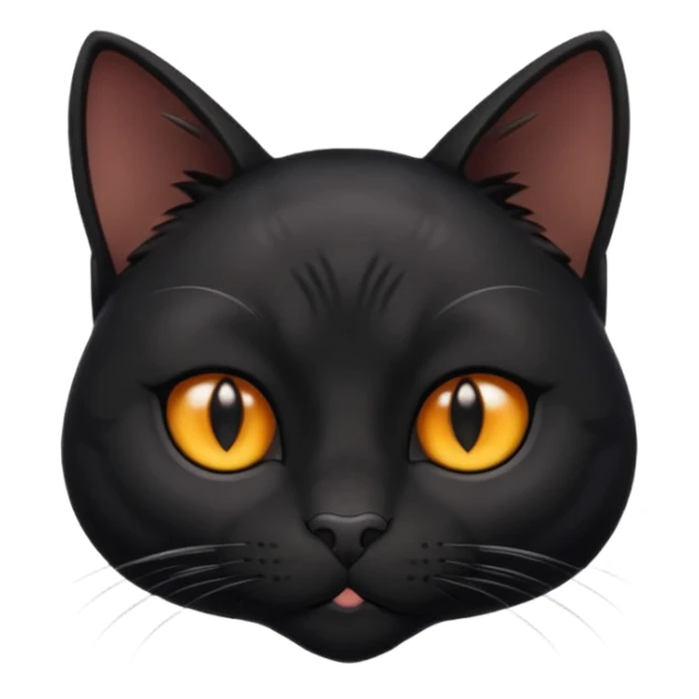 Solin wäre ein Kater mit nachtschwarzem, glänzendem Fell, kräftig gebaut und zugleich von seltener Eleganz. Sein Blick – tief und warm – scheint in die Seele zu führen, während seine Bewegung lautlos ist wie ein Schatten, der sich still an die Seite schmiegt. sticker