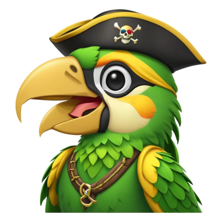 Pittsburgh pirates pirate parrot emoji sticker