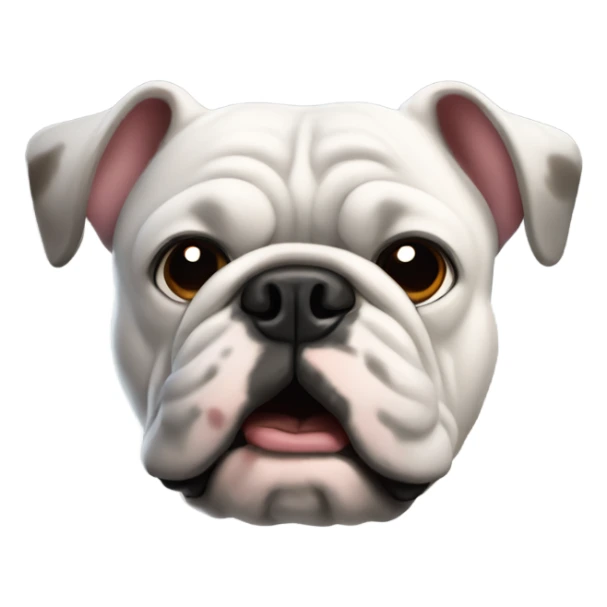 Bulldog francés negro sticker