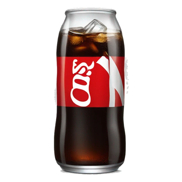 glass of diet coke sticker