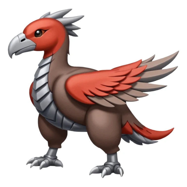 Skarmory-Rhyperior-Herdier-fusion (full body) sticker