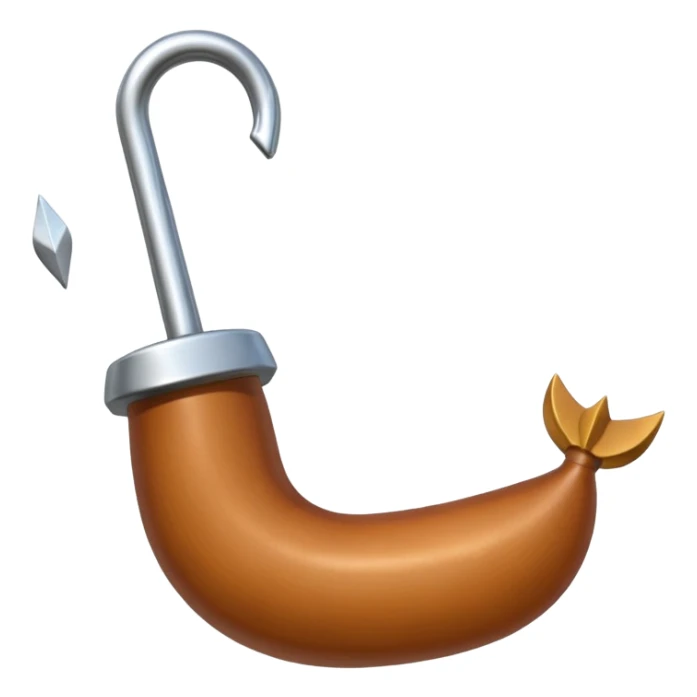 Je veux un emoji encre dans ce style là : ⚓ je veux qu’il représente sentimental par un bœuf : 🪢 sticker