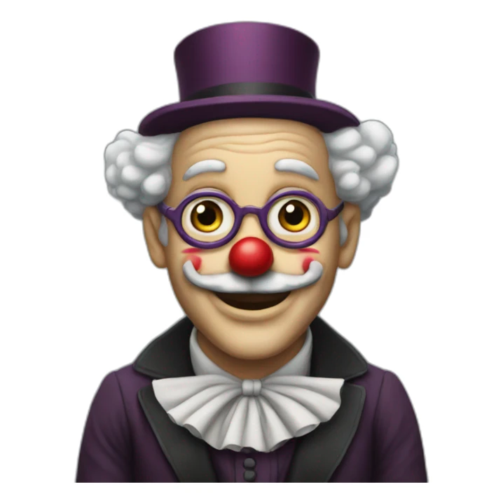Jewish clown sticker