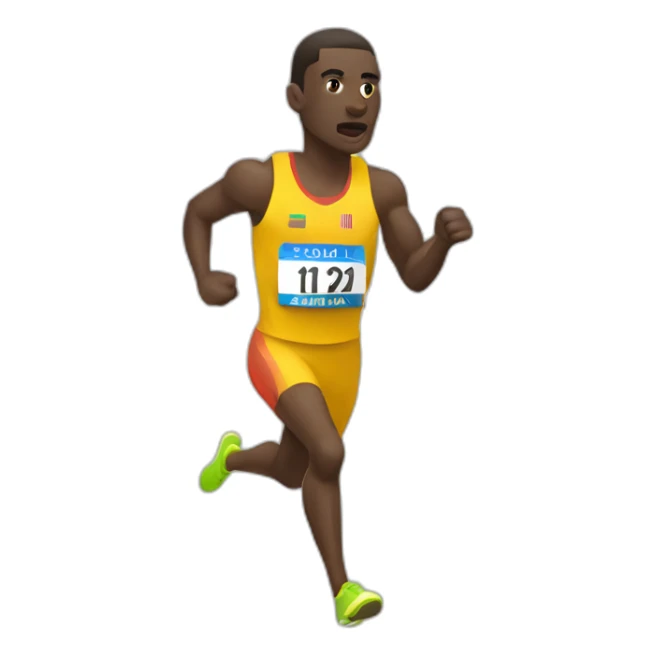 Lanzador de jabalina atletismo  sticker