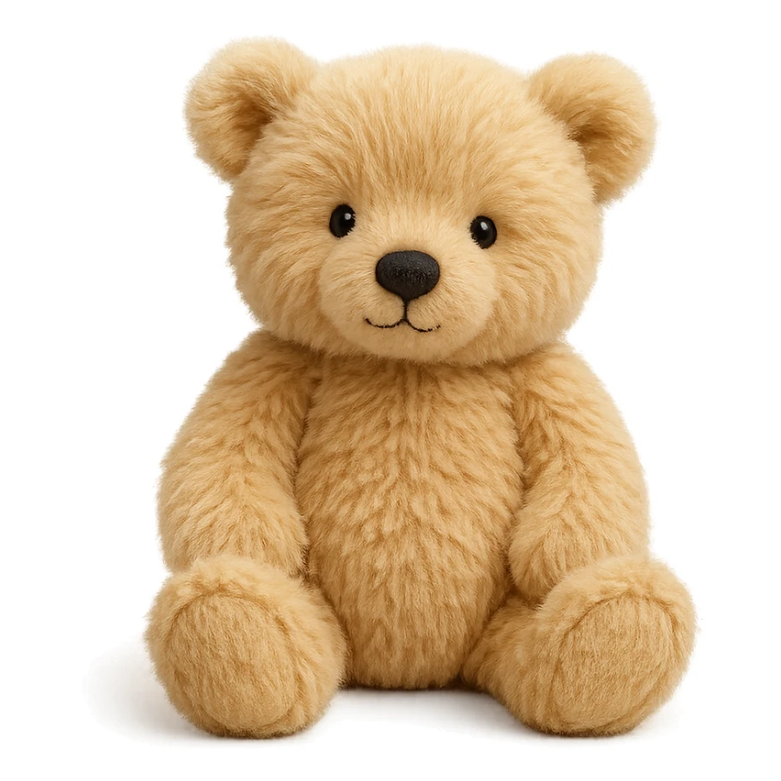 jellycat stuffed plush blonde grizzly bear cub sticker