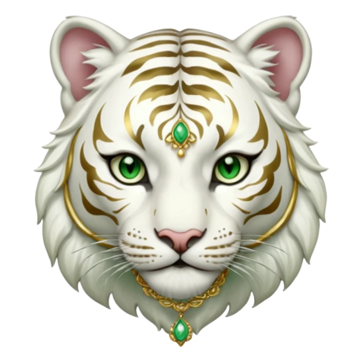 ESO Female white tiger khajiit leader of the umbral rose  sticker