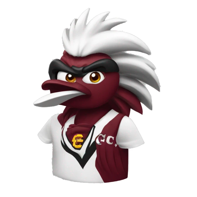 south carolina gamecocks mascot sticker