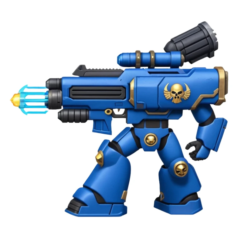 warhammer40k space marine weapon firing sticker