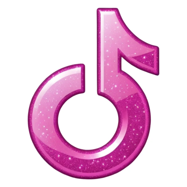 glitter pink symbol TikTok sticker