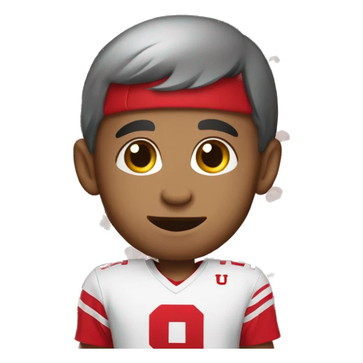 Kid boy Utah Utes fan sticker