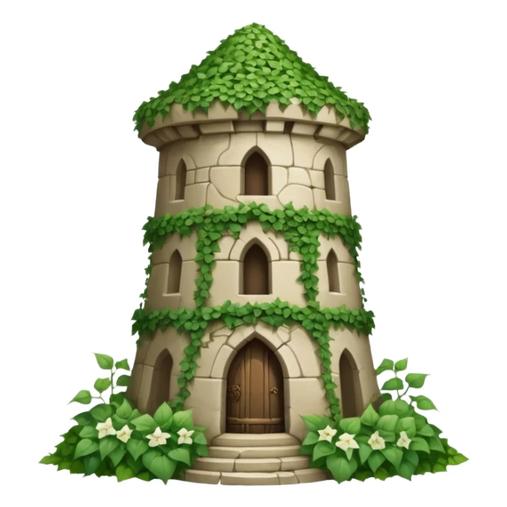 Elven tower, bindweed, ivy sticker