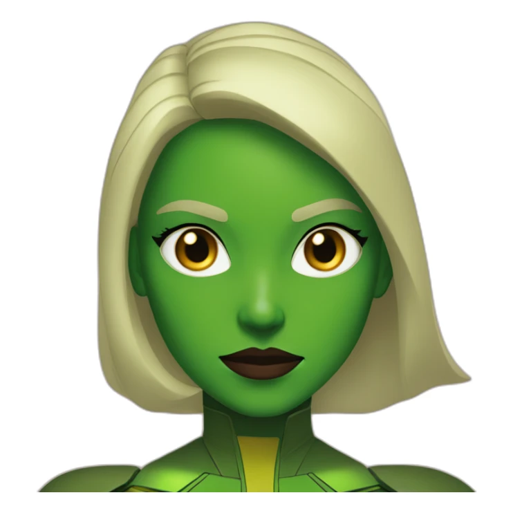 Martian Manhunter girl sticker
