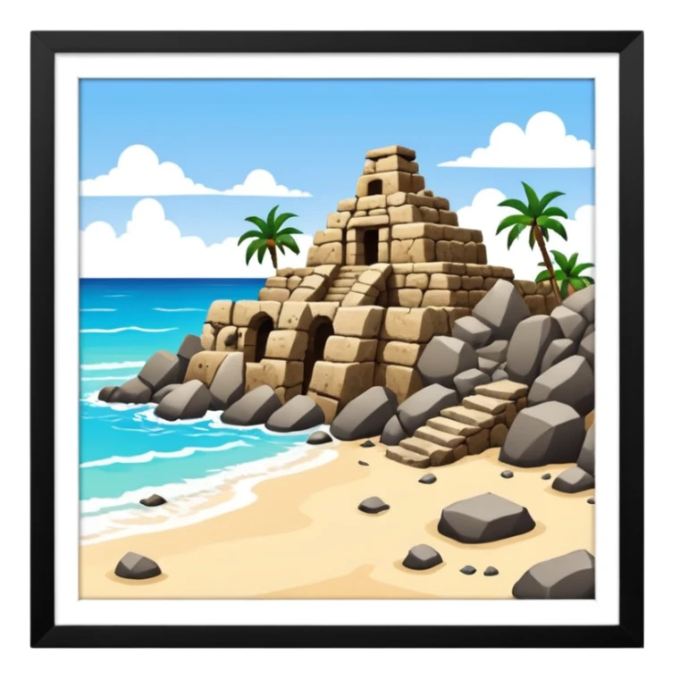 Ruinas rock pillage- Playa Del Carmen sticker