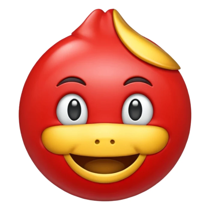 make me an emoji that looks like the E from etsy no background high def sticker