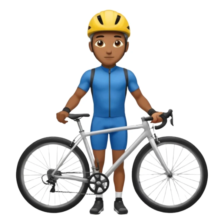 Urban Bike Courier black man  sticker