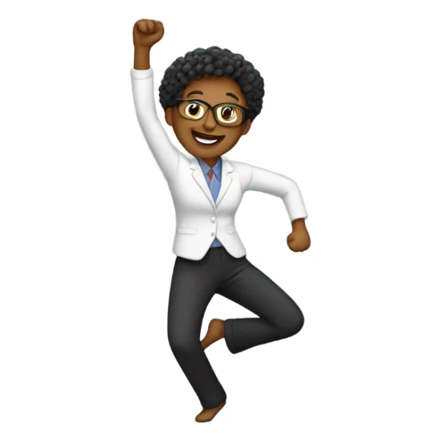 Teacher dancing sticker