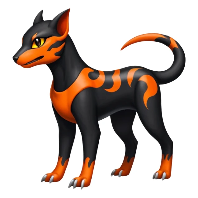 Salandit-Houndoom-Litten-Hybrid (Full body) sticker