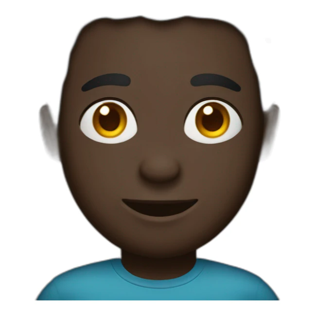 Black skin single turk male sticker