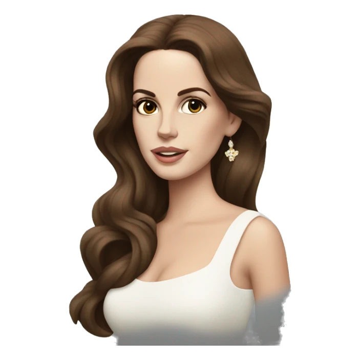 Lana Del Rey at Malibu sticker