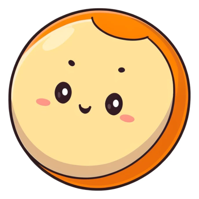 cute pastel blue soft baby ball toy sticker