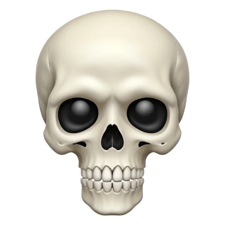 skibidi skull face sticker
