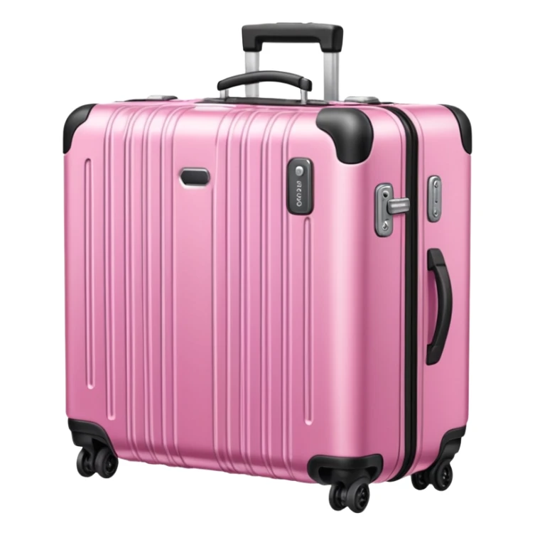 luggage rimowa pink sticker
