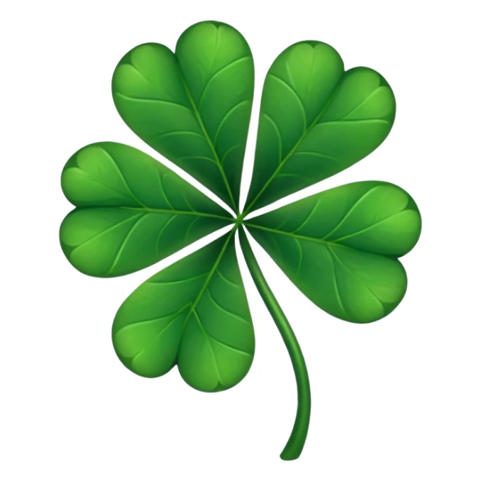 Un Trébol de 5 hojas Black clover sticker