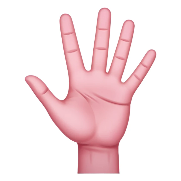 Hand holding up pinkie; AKA symbol sticker