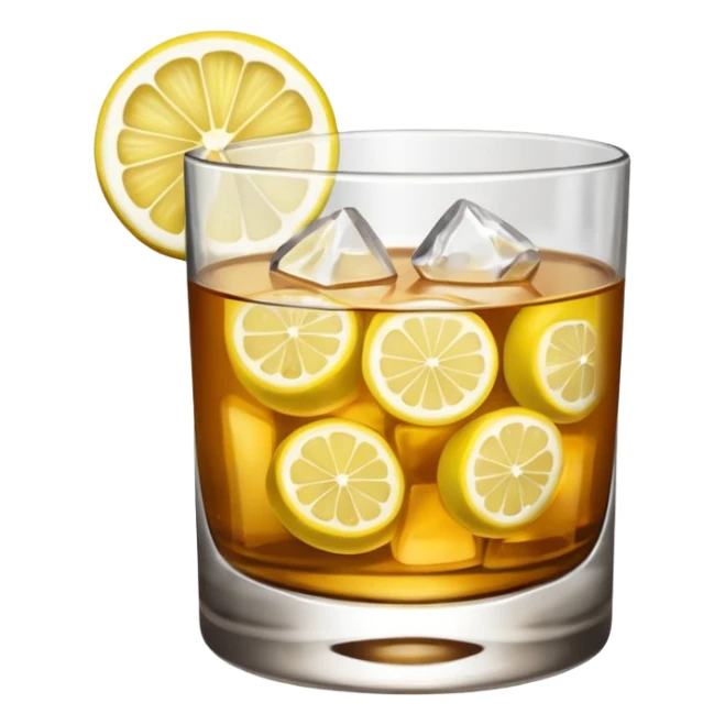 mach mir einen Whiskey sour in emoji form sticker