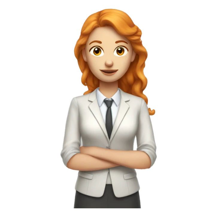 pretty angelic ginger teacher clean girl sticker