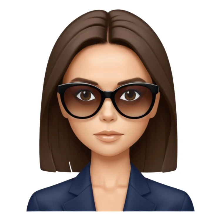 victoria beckham with sunglasses sticker