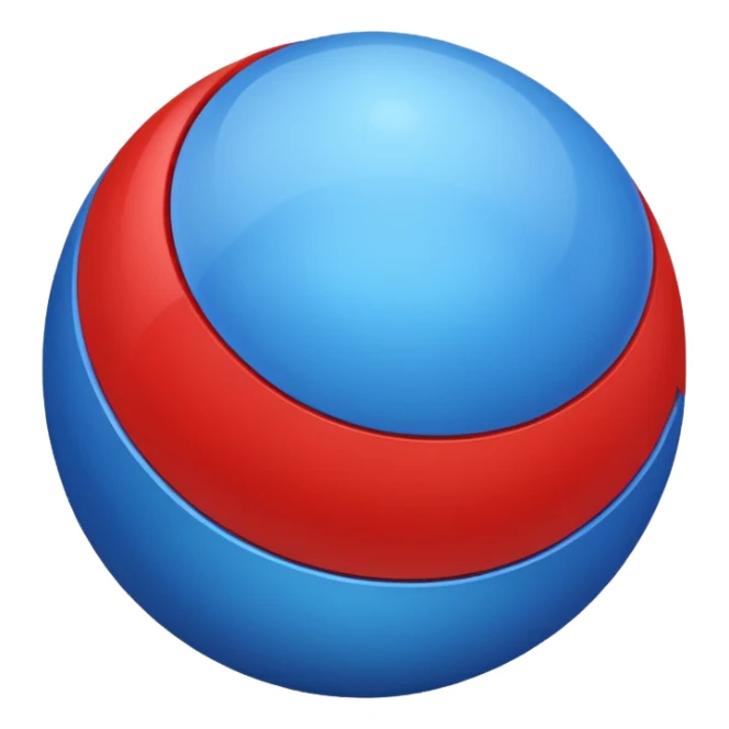 👺 Turn this emoji in blue but that it is equal to red  sticker