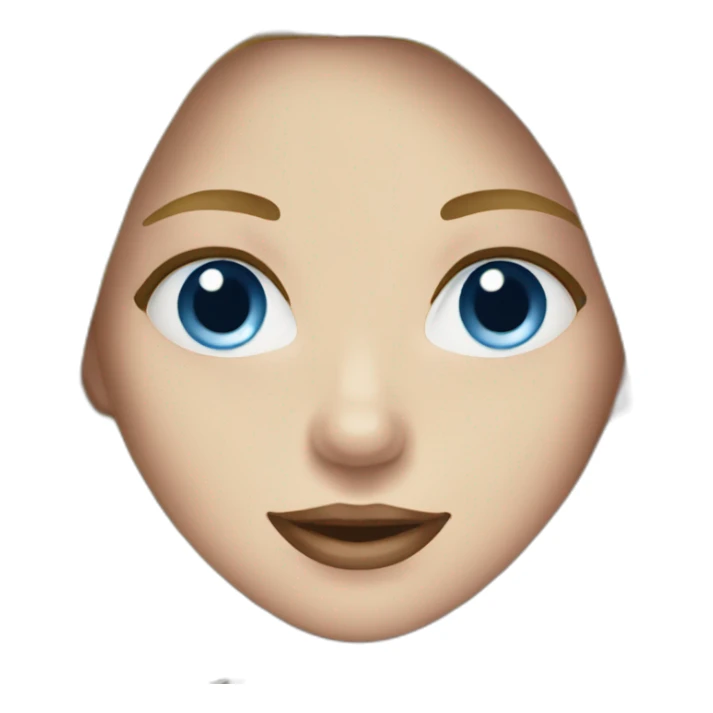 blond blue-eyes- eat chocolate sticker