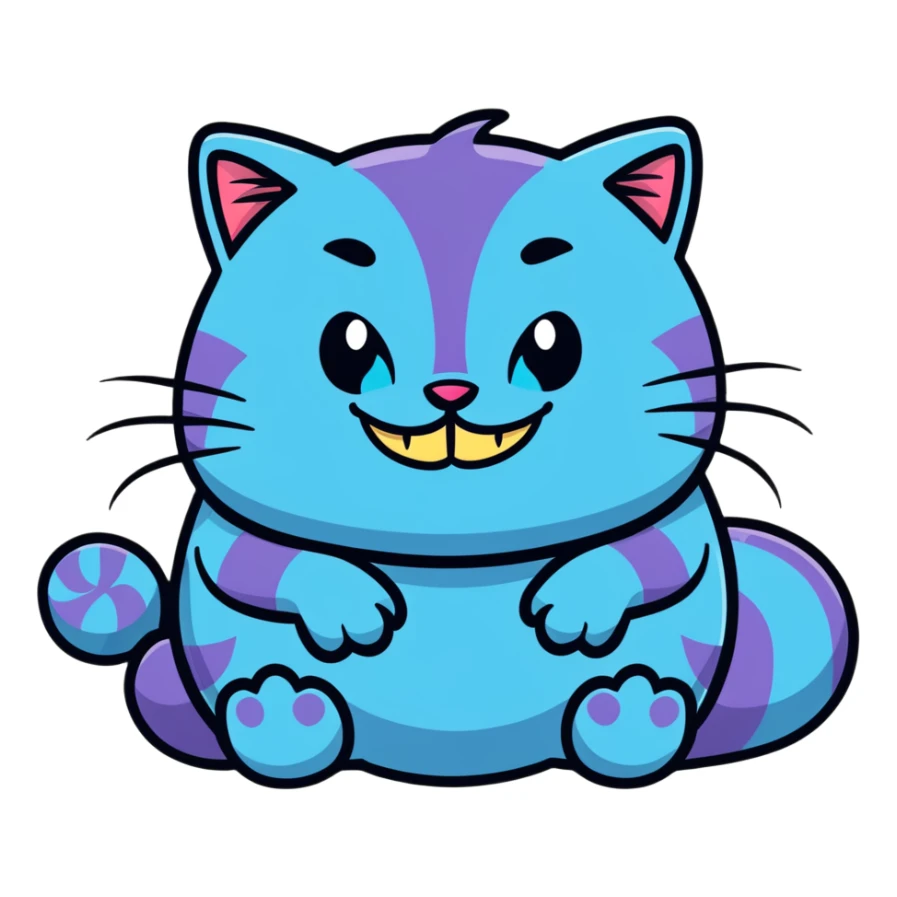 Cheshire Cat from Alice in Wonderland sticker