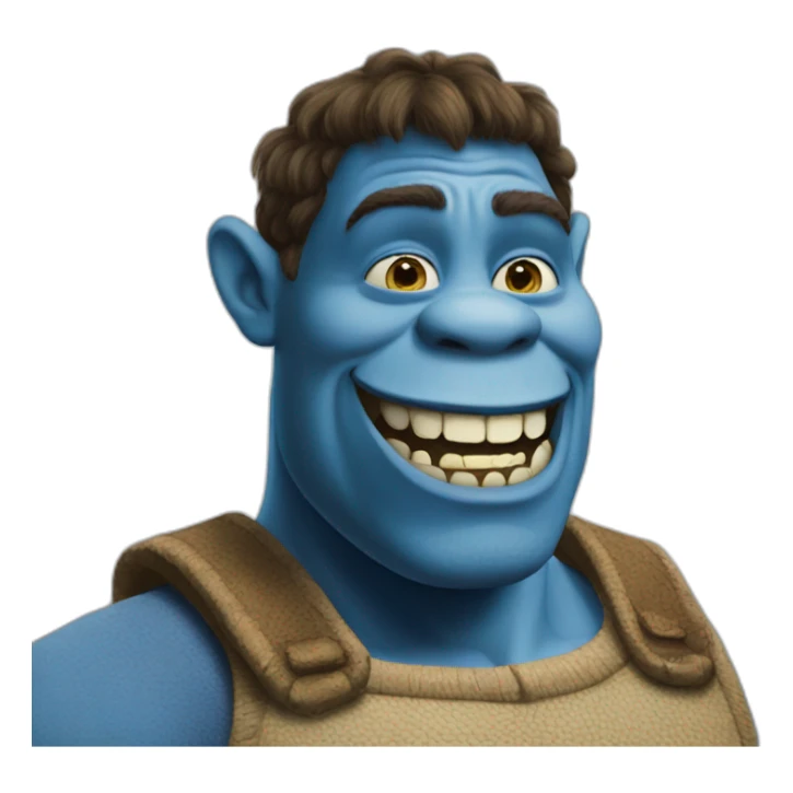 blue-shrek sticker
